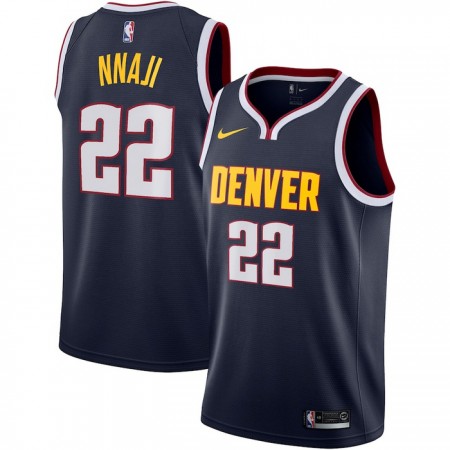 Män Denver Nuggets Tröja Zeke Nnaji 22 Nike 2022-23 Icon Edition Marin Swingman
